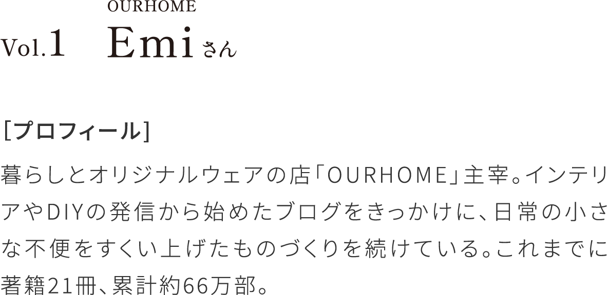 Emiさんプロフィール
