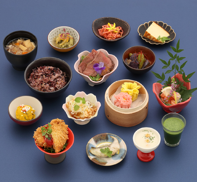 一汁十二菜膳（正面）