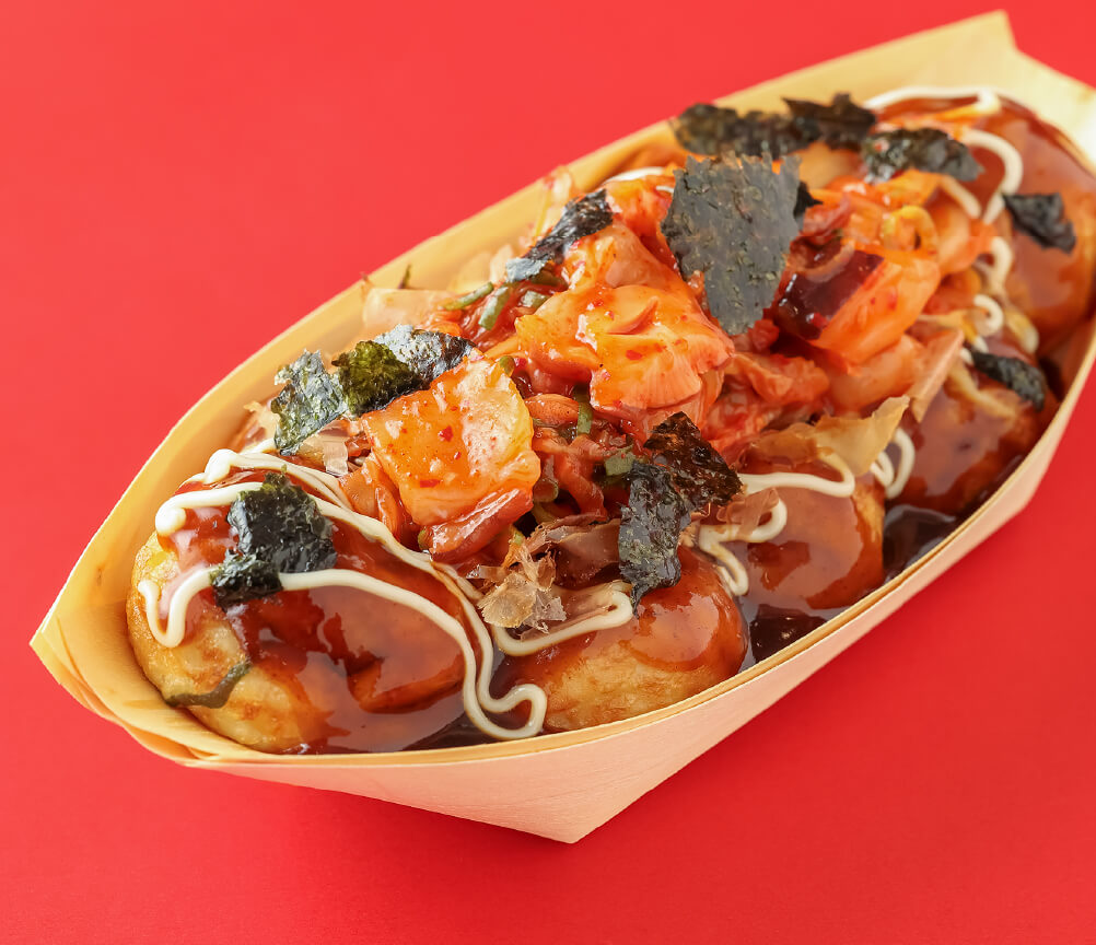 キムチたこ焼き（正面）