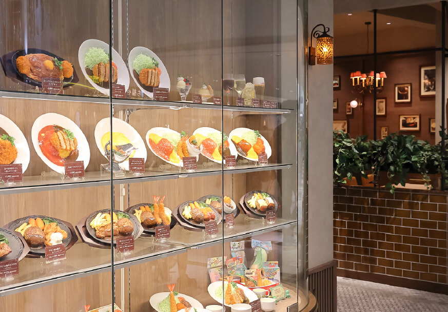 昔洋食 みつけ亭（店頭_食品サンプル）