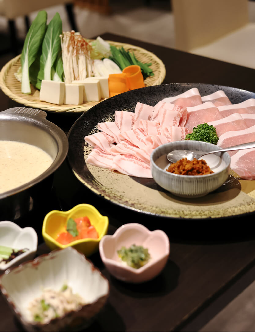 ピリ辛坦々豆乳鍋（引き）