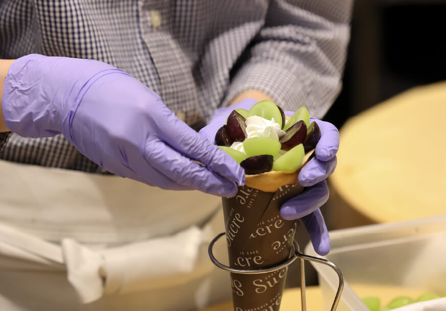 クレープリーカフェ シュクレ（商品制作）