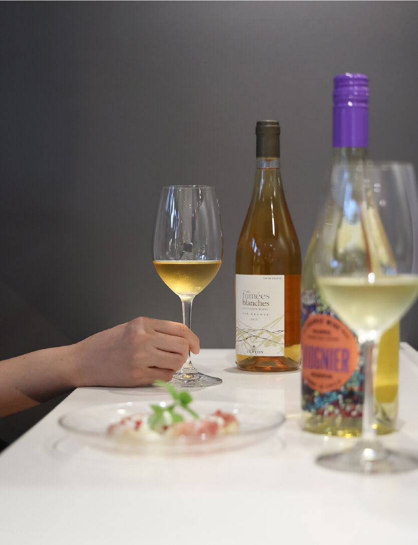 オレンジワイン飲み比べセット（正面）