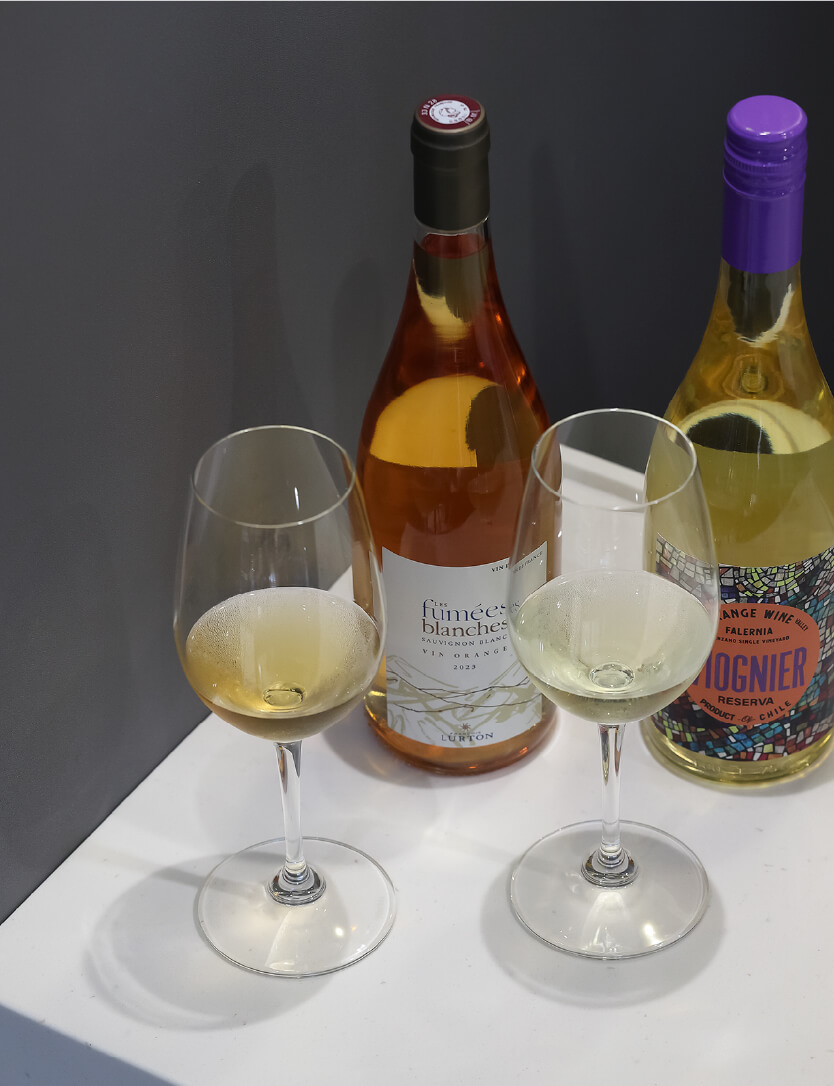 オレンジワイン飲み比べセット（正面）