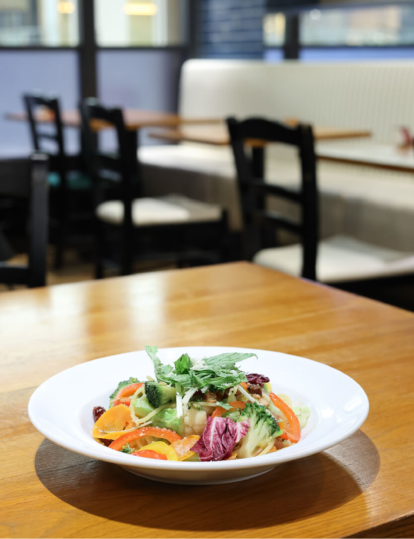 菜園風10種野菜のペペロンチーノ[引き]