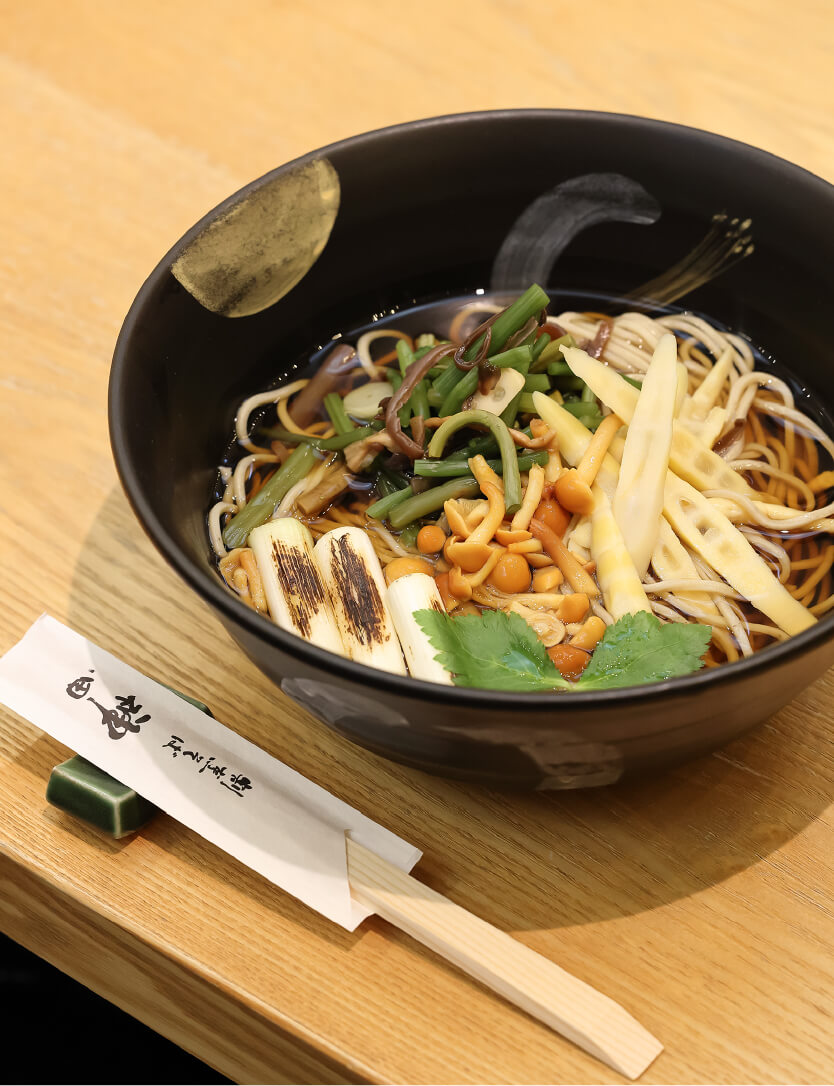 山菜そば[正面]