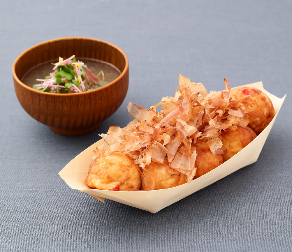 みぞれ出汁たこ焼き