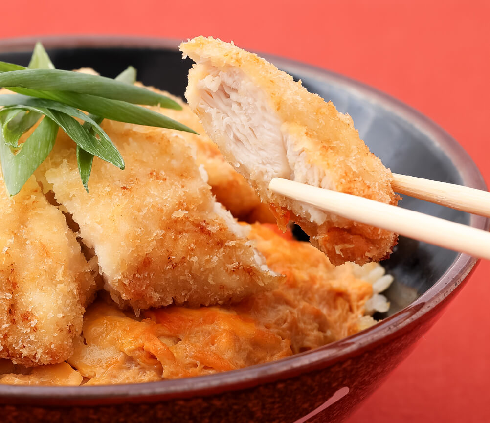 とりささみの親子カツ丼 おろし生姜あん