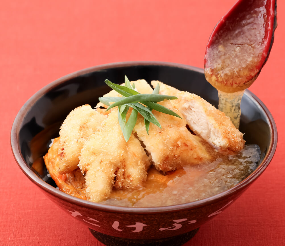とりささみの親子カツ丼 おろし生姜あん
