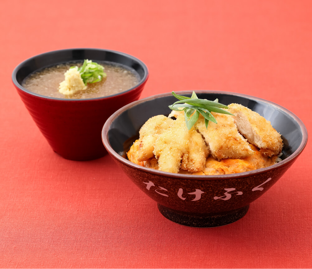 とりささみの親子カツ丼 おろし生姜あん