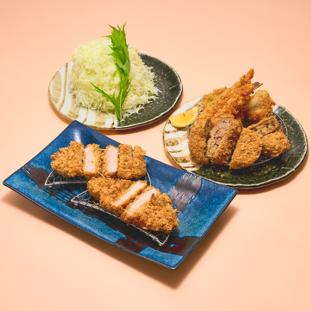 ファミリーかつ（店内用）団欒セット（テイクアウト用）[寄り]