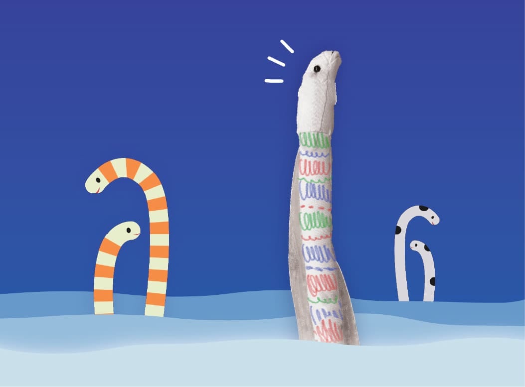 ぬりぐるみ 〜チンアナゴVer.〜